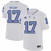 North Carolina Tar Heels 17 Anthony Ratliff White College Football Jersey Dzhi,baseball caps,new era cap wholesale,wholesale hats